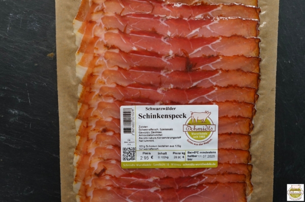 Schinkenspeck geschnitten 200g