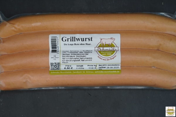 Grillwurst Lange Rote – Bild 4